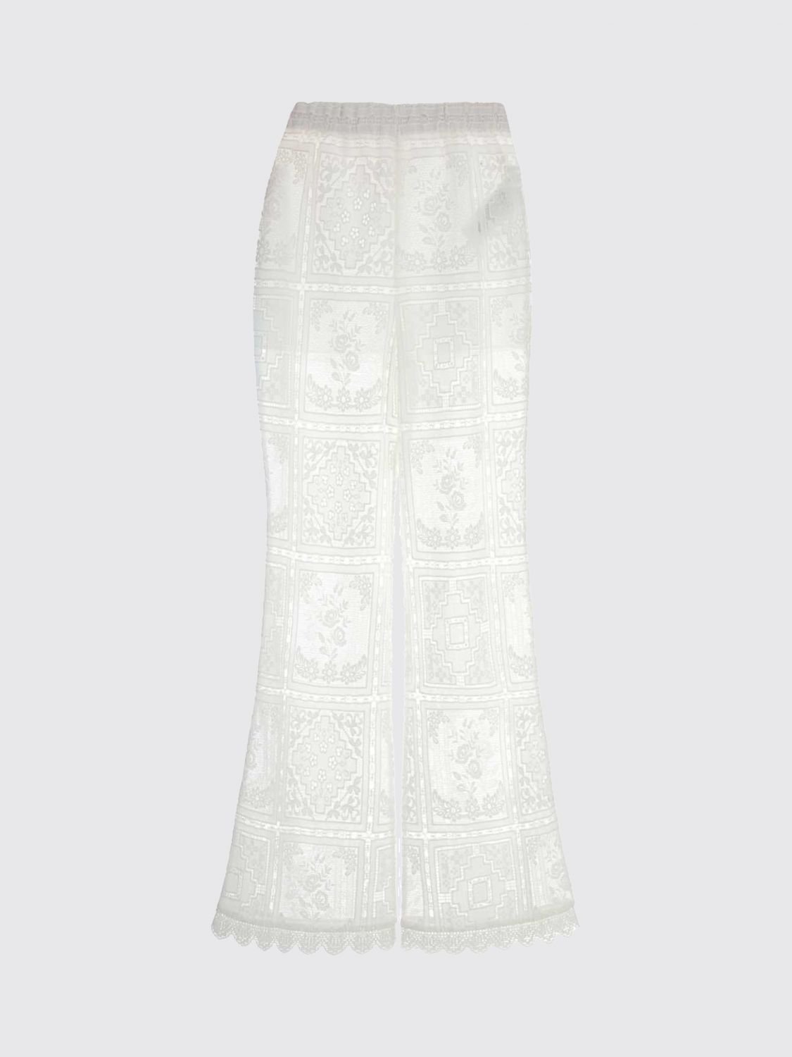 ZIMMERMANN PANTALONES: Pantalones mujer Zimmermann, Marfil - Img 2