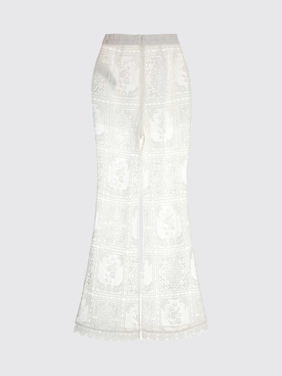 ZIMMERMANN PANTALONES: Pantalones mujer Zimmermann, Marfil - Img 3