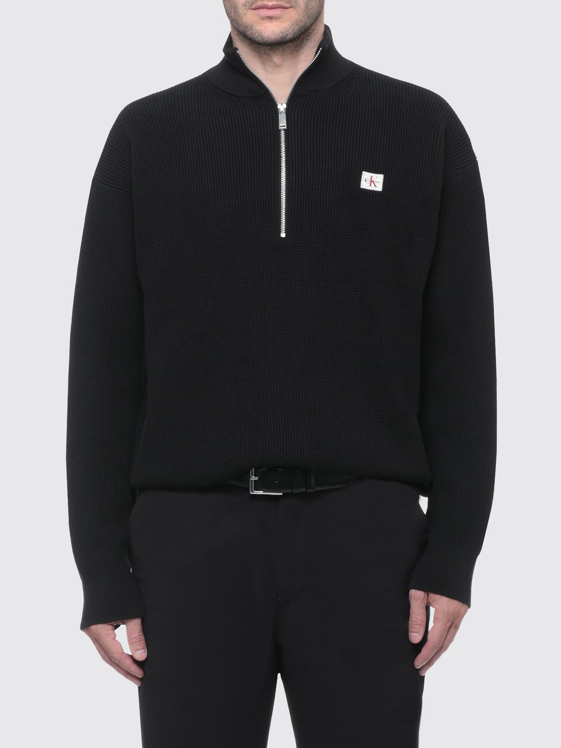 CALVIN KLEIN JEANS PULL: Pull homme Calvin Klein Jeans, Noir - Img 1