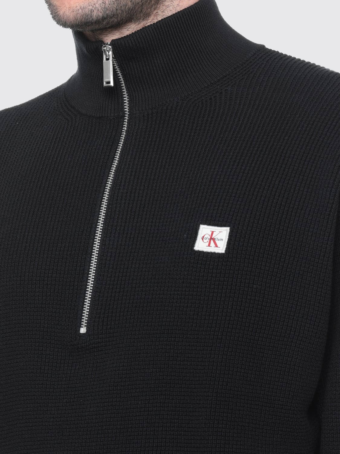 CALVIN KLEIN JEANS PULL: Pull homme Calvin Klein Jeans, Noir - Img 4
