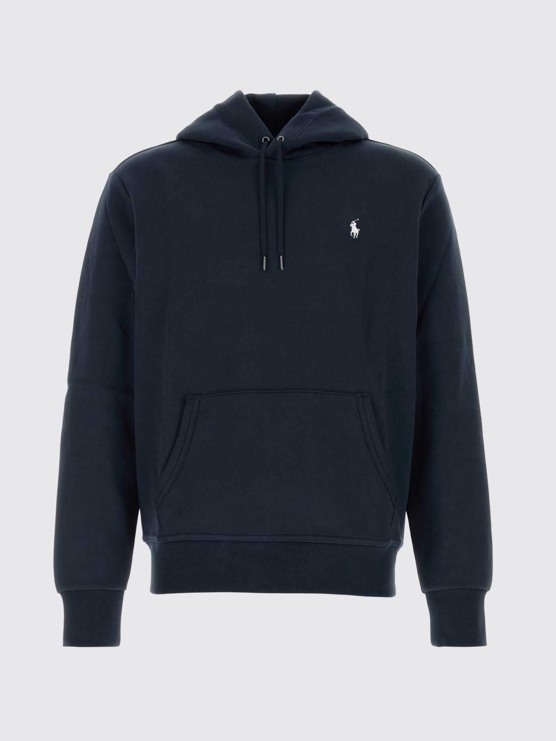 POLO RALPH LAUREN SWEATSHIRT: Kapuzenpullover von Polo Ralph Lauren aus Baumwollmischung mit Pony-Logo, Navy - Img 2