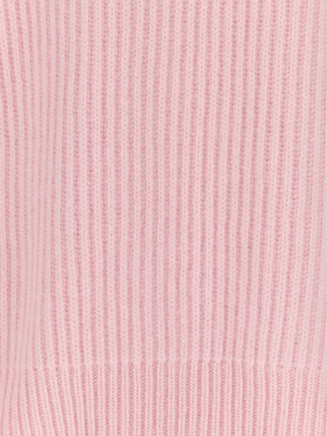 JIL SANDER PULL: Pull à col rond et manches longues Jil Sander en pure laine, Rose - Img 4