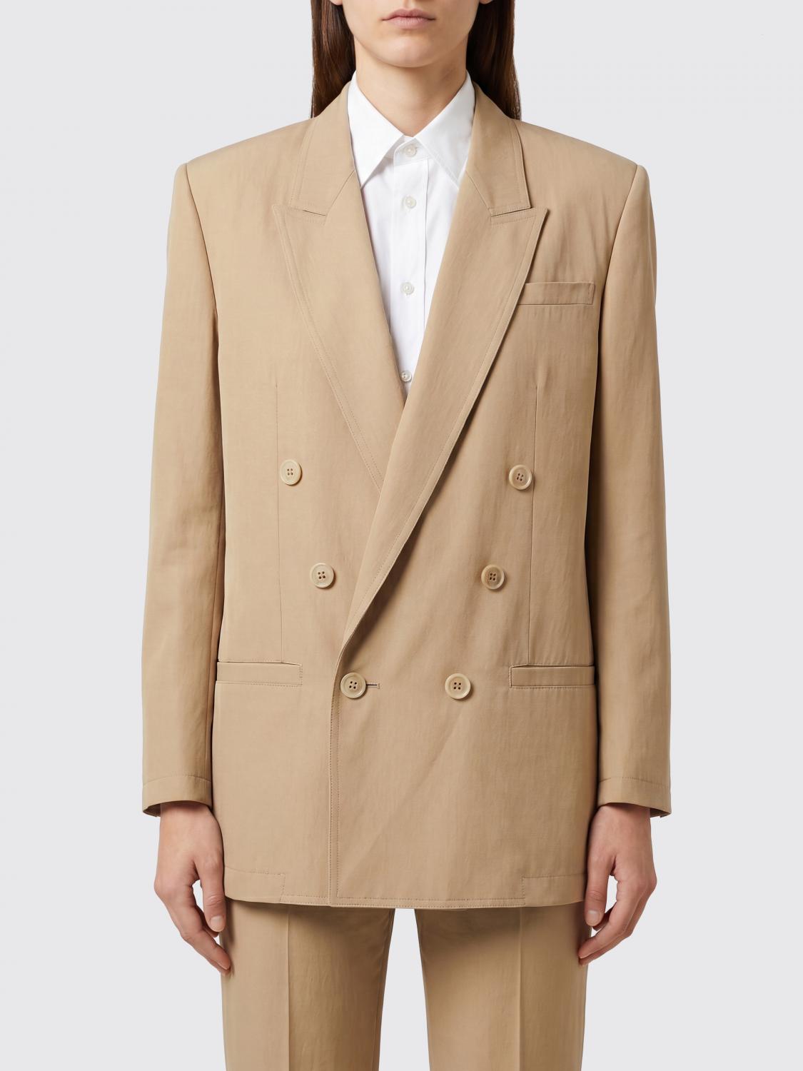 SAINT LAURENT GIACCA: Giacca donna Saint Laurent, Crema - Img 1