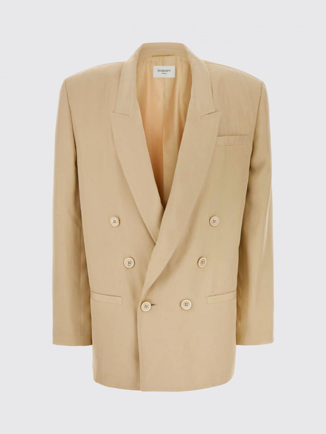 SAINT LAURENT GIACCA: Giacca donna Saint Laurent, Crema - Img 2