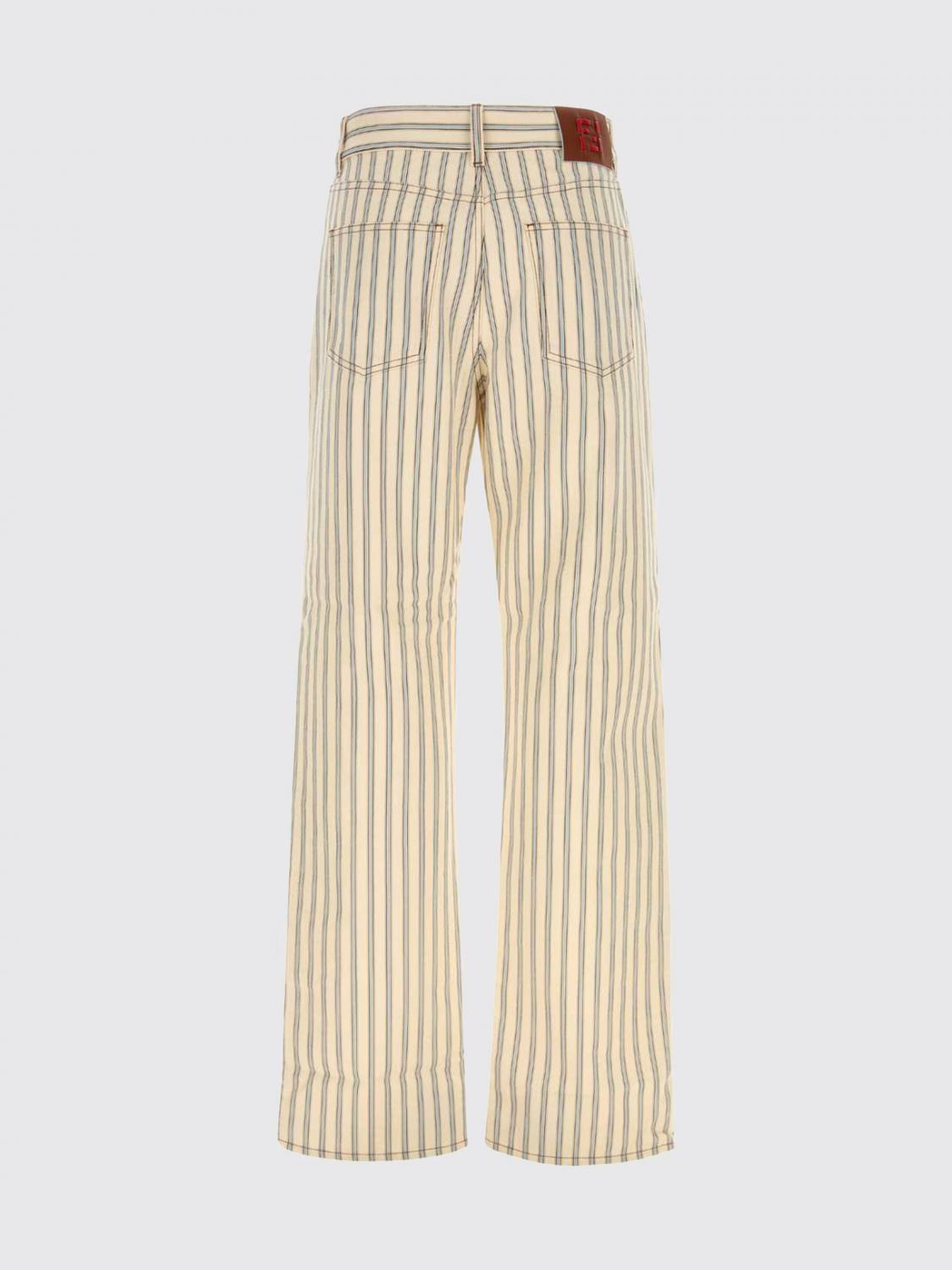 FENDI JEANS: Jeans donna Fendi, Burro - Img 3