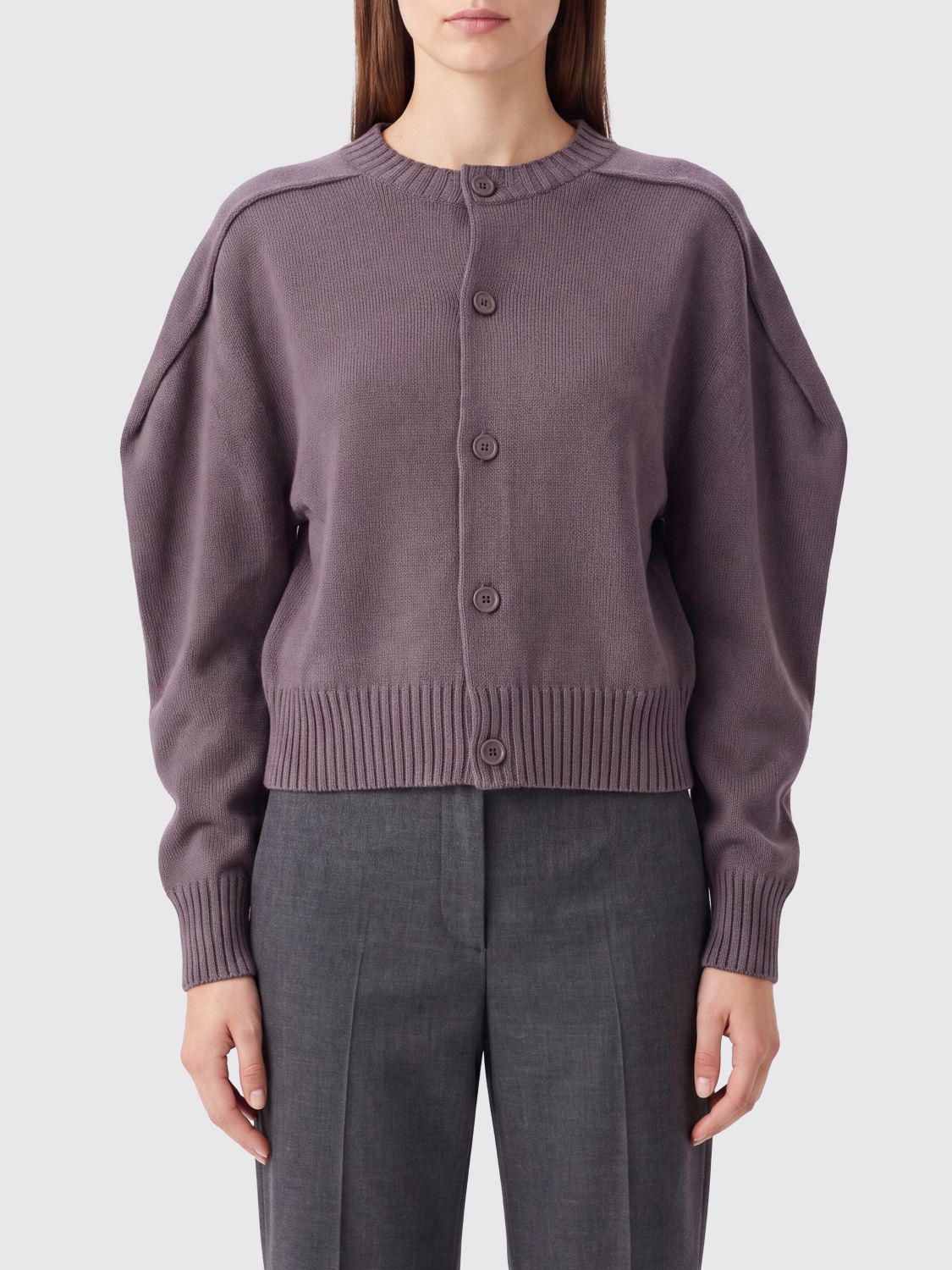 ISSEY MIYAKE JERSEY: Jersey mujer Issey Miyake, Marrón - Img 1