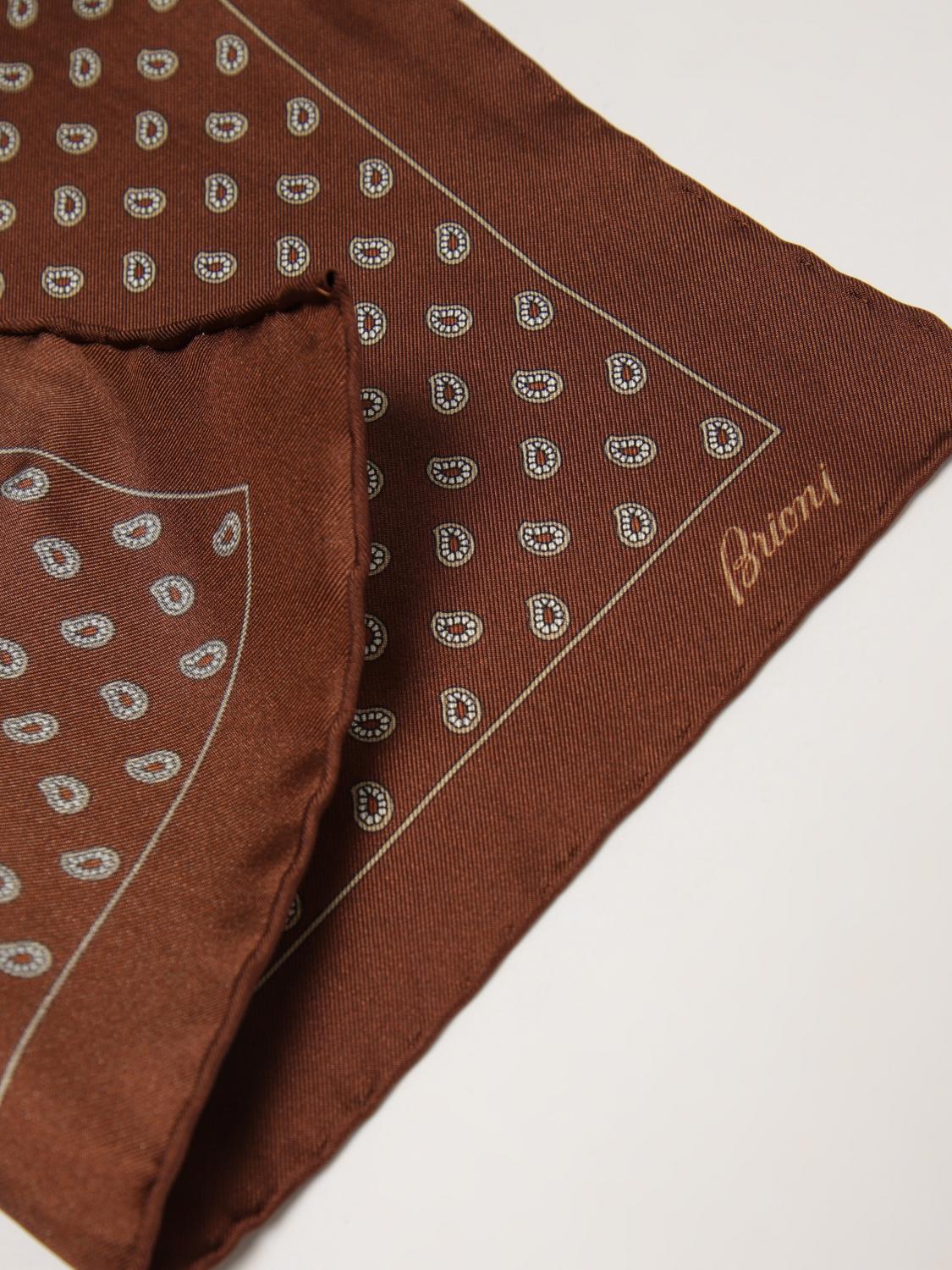 BRIONI SCARF: Scarf men Brioni, Brown - Img 2