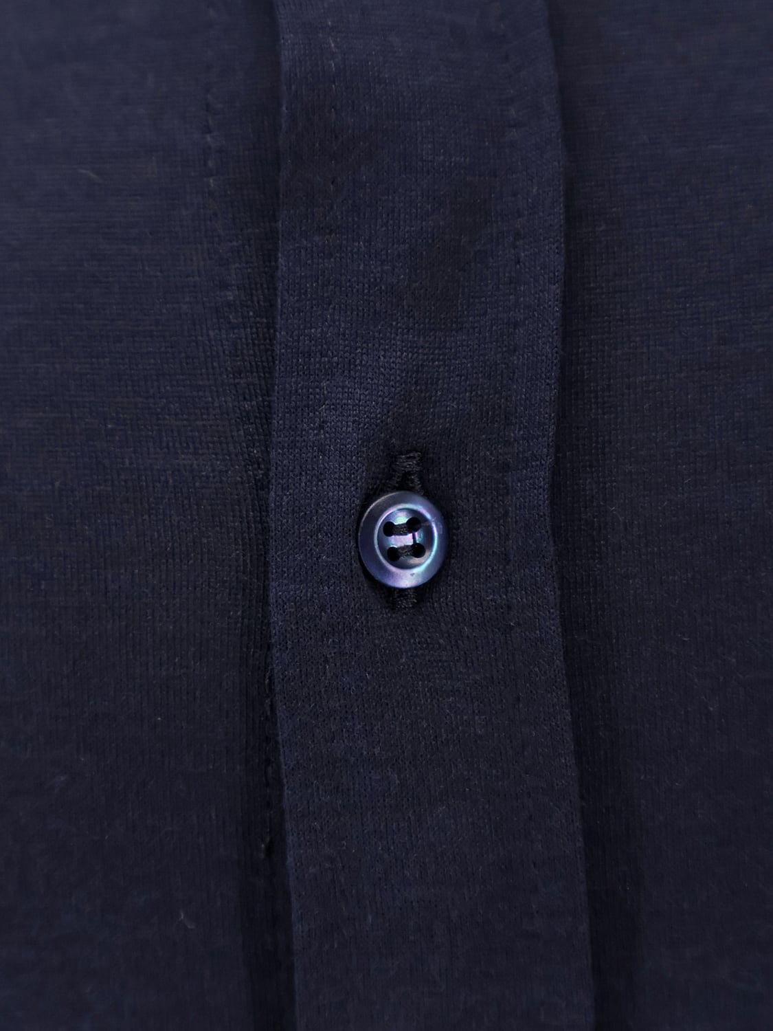 BRUNELLO CUCINELLI CAMICIA: Camicia slim fit Brunello Cucinelli in cotone e seta con collo francese, Cobalto - Img 4