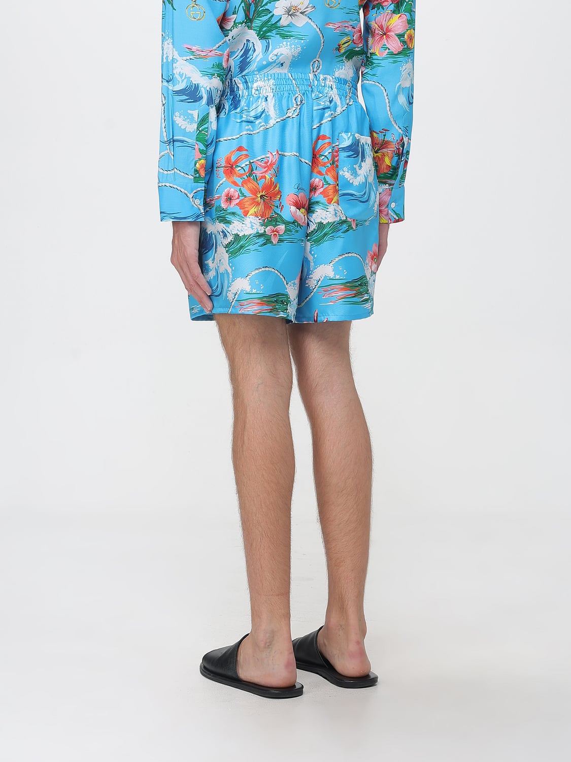 GUCCI ショートパンツ: ショートパンツ メンズ Gucci, アジュール - Img 3