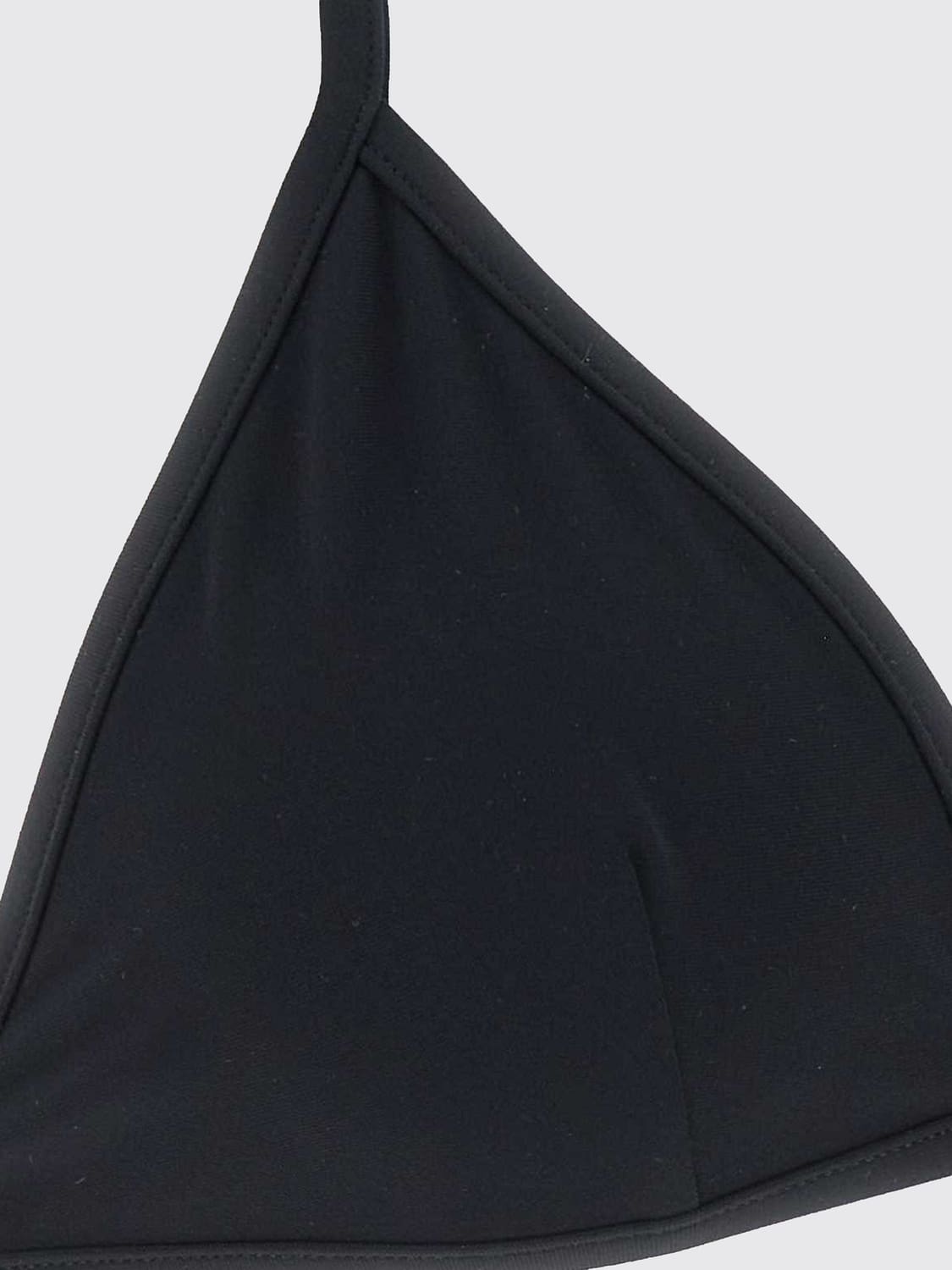 GUCCI BADEMODE: Triangel-Bikini Gucci mit Neckholder und Bindebändern, Schwarz - Img 4