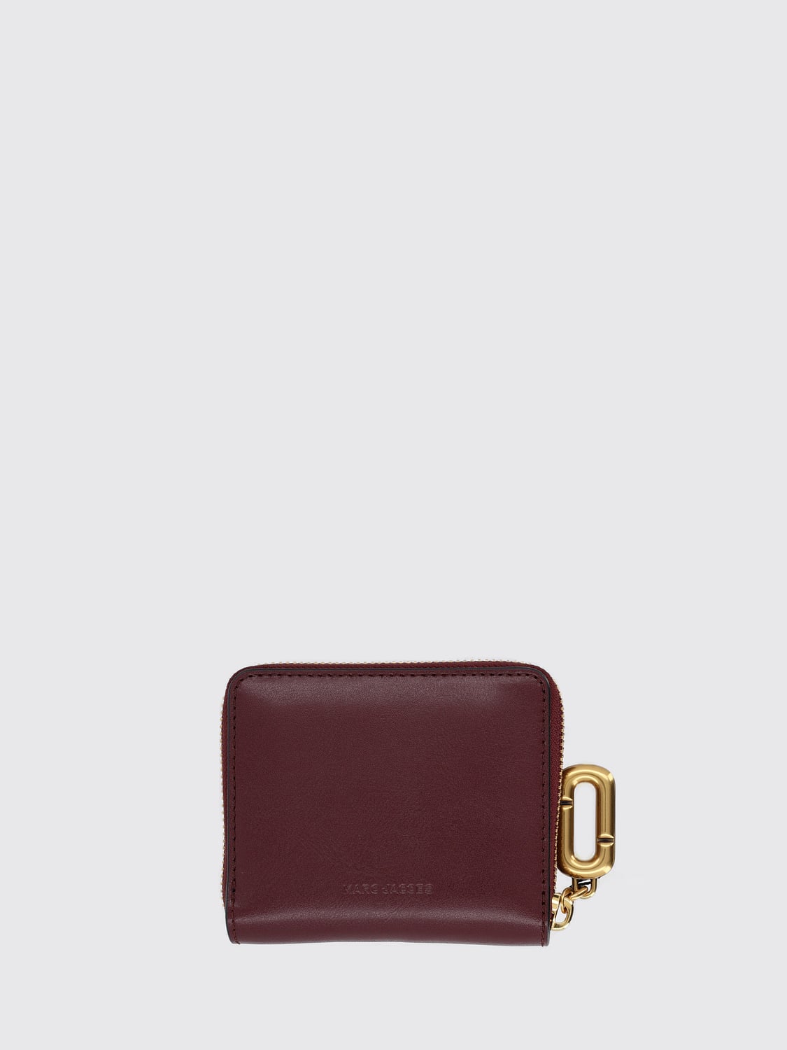 MARC JACOBS WALLET: Scene Marc Jacobs Small Leather Wallet with Zip Closure and Card Slots, Red - Img 2