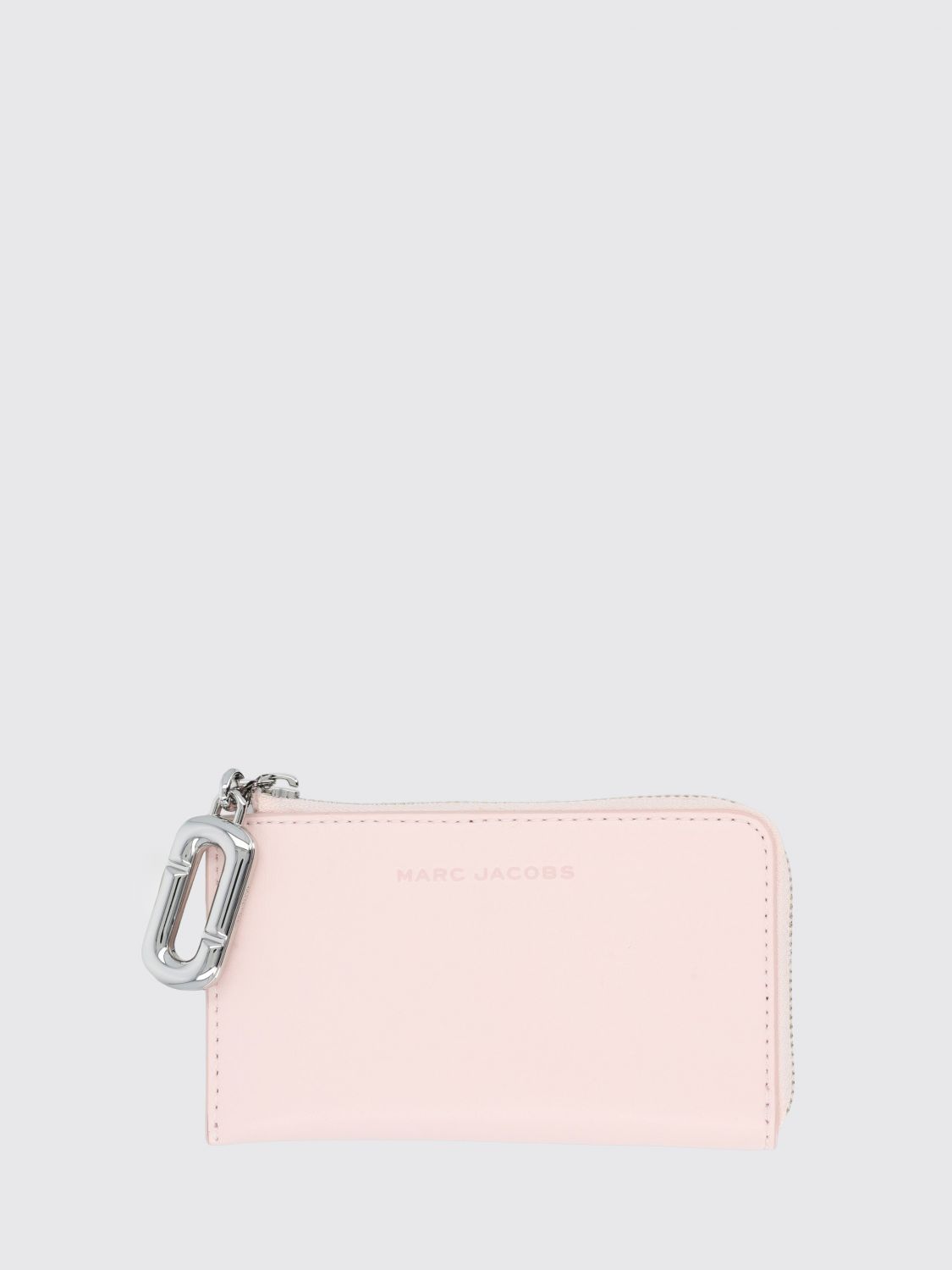 MARC JACOBS GELDBÖRSE: Marc Jacobs Kartenetui aus Leder mit Reißverschluss und vier Kartenfächern, Pink - Img 1