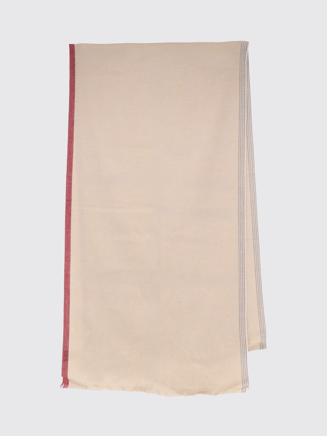 BRUNELLO CUCINELLI スカーフ: スカーフ メンズ Brunello Cucinelli, ホワイト - Img 1