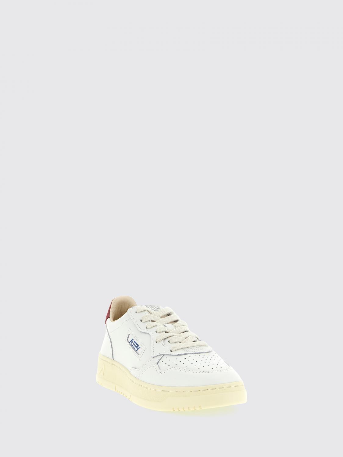 AUTRY SNEAKERS: Sneakers Medalist Low Autry in pelle e suede con design bicolore, Bordeaux - Img 2