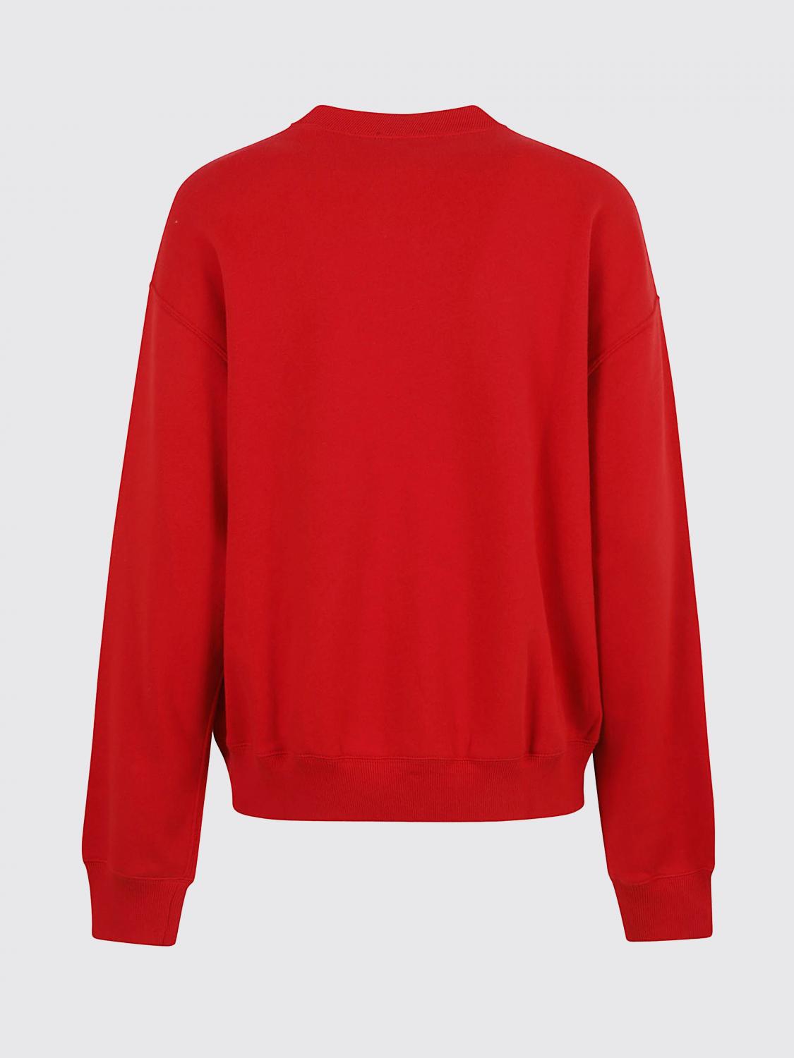 POLO RALPH LAUREN PULLOVER: Rundhals-Sweatshirt aus Baumwollmischung mit gesticktem Logo Polo Ralph Lauren, Rot - Img 3