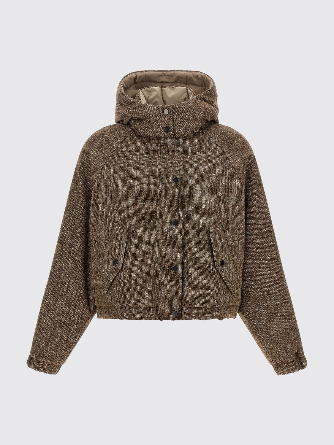 BRUNELLO CUCINELLI JACKET: Jacket woman Brunello Cucinelli, Brown - Img 2