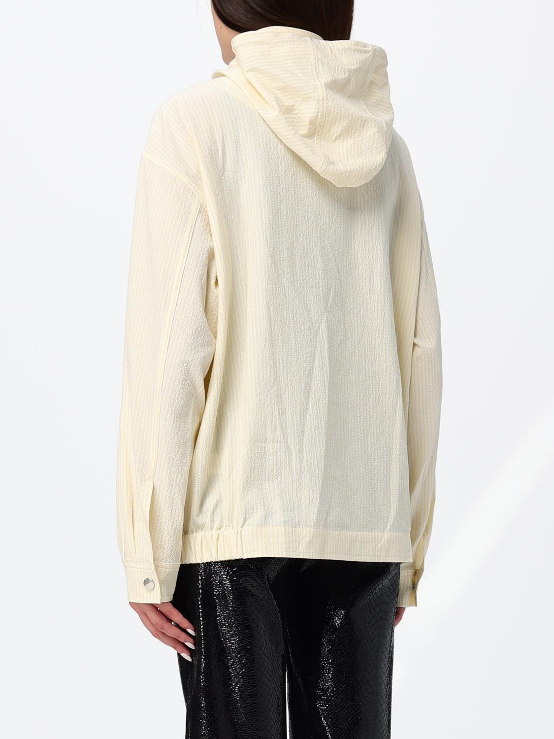 FRAME GIACCA: Giacca a vento corta Frame in misto cotone con cappuccio, Giallo - Img 3