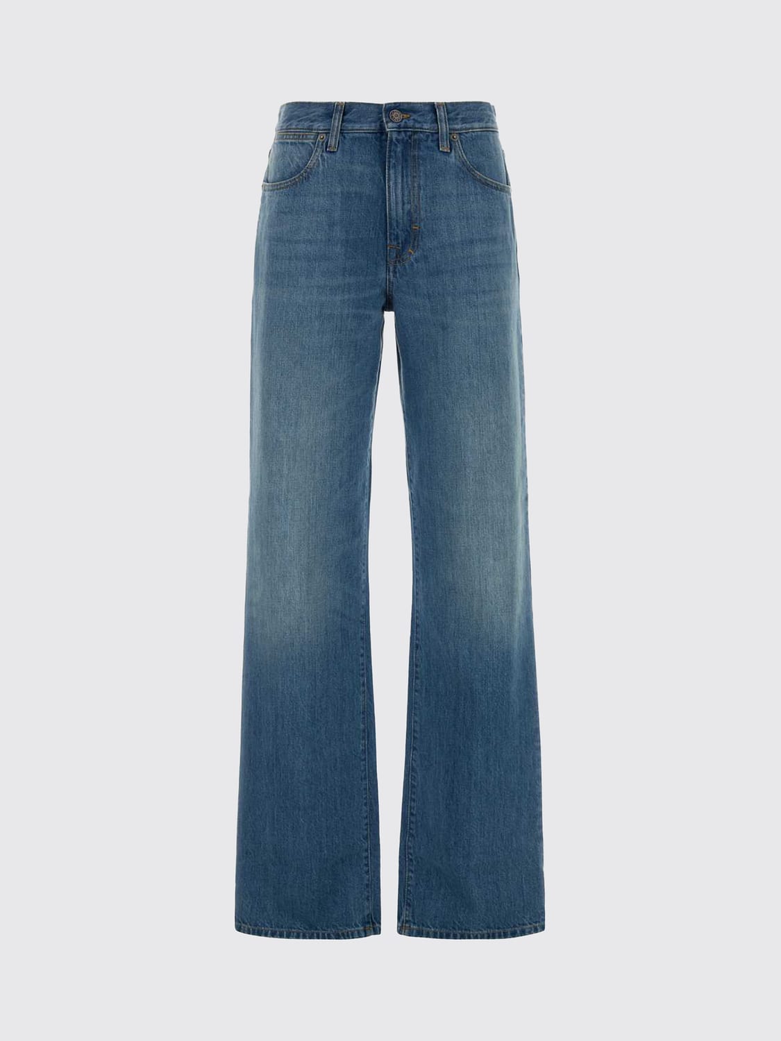 GUCCI VAQUEROS: Vaqueros mujer Gucci, Azul Oscuro - Img 2