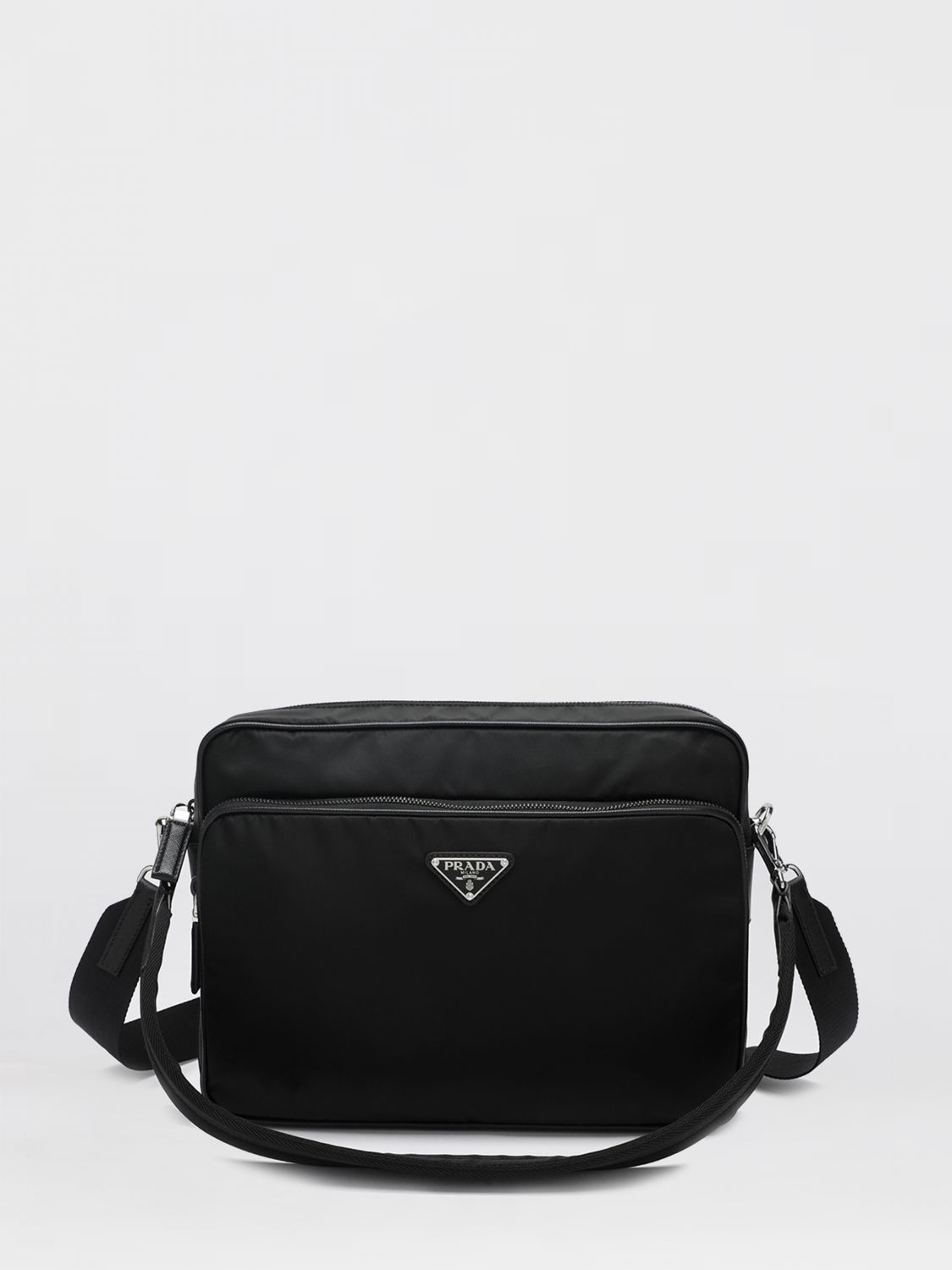 PRADA ショルダーバッグ: バッグ メンズ Prada, ブラック - Img 1