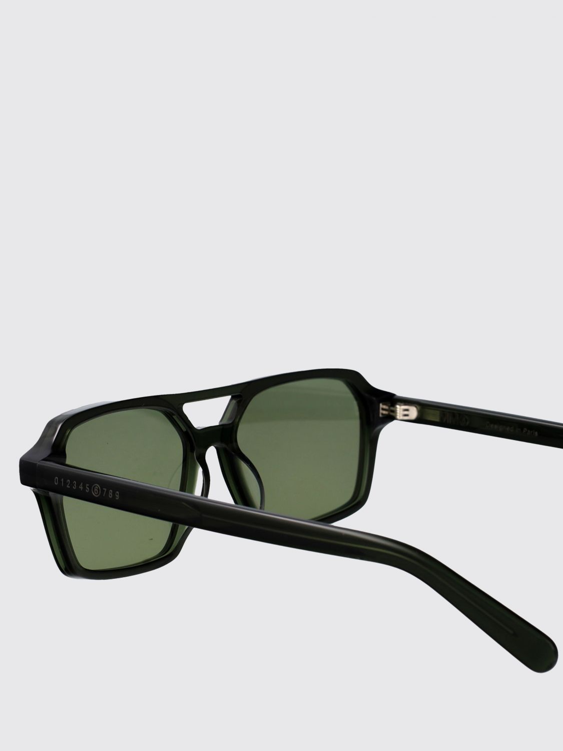 MAISON MARGIELA サングラス: サングラス メンズ Maison Margiela, グリーン - Img 4