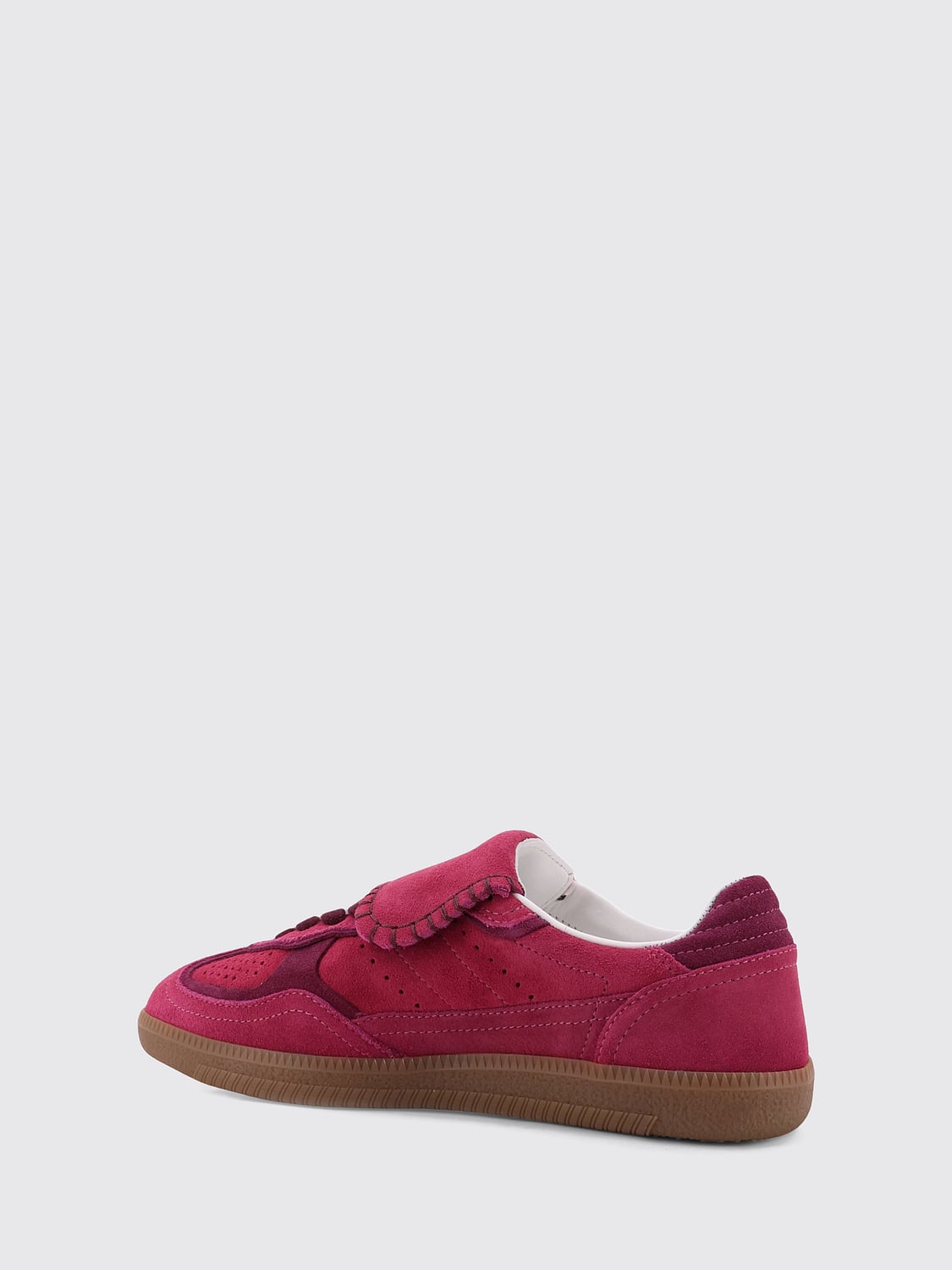ALOHAS SNEAKERS: Zweifarbige TB.490 Sneaker Alohas aus Veloursleder mit laminiertem Logo, Rot - Img 3