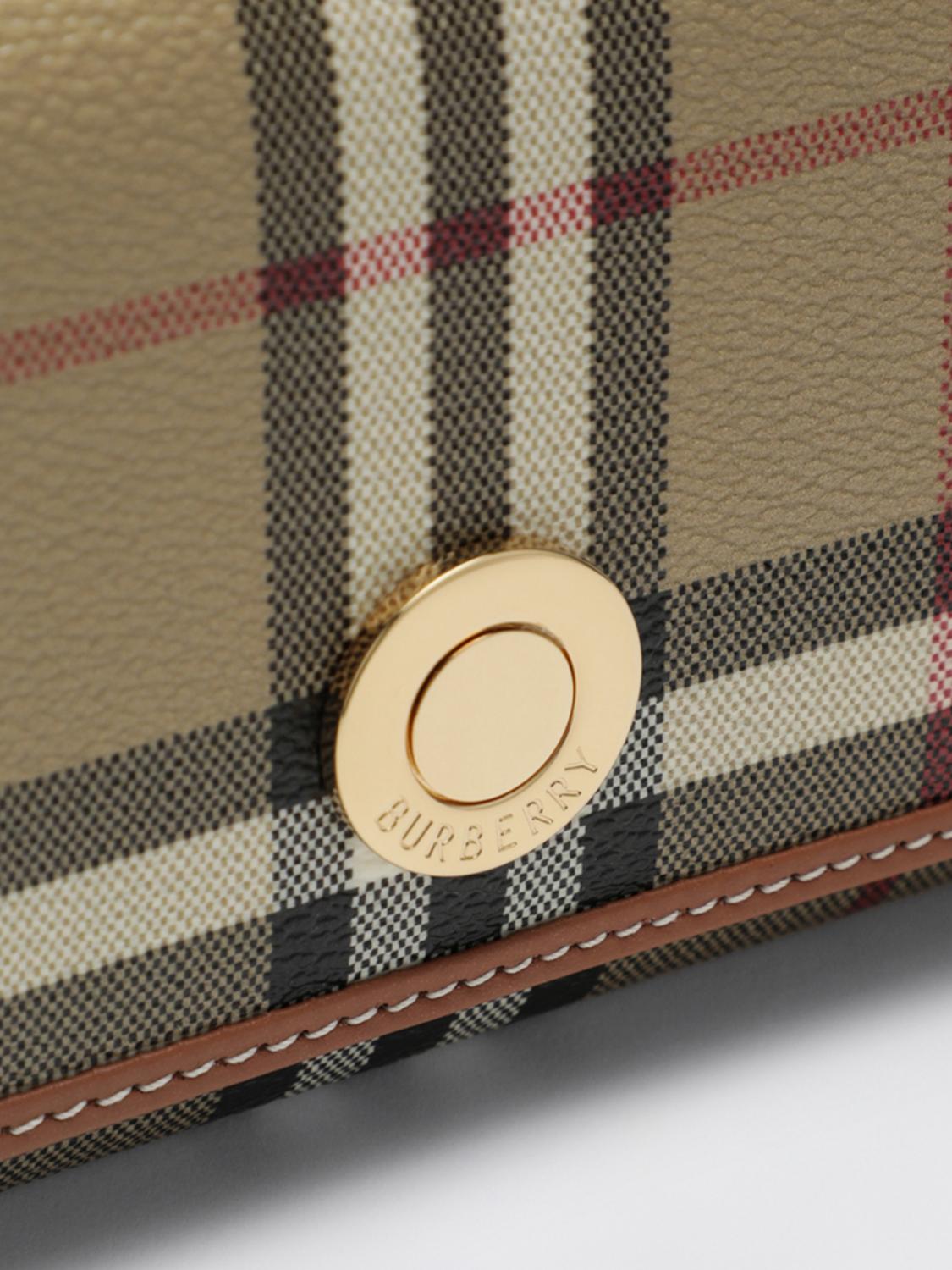 BURBERRY 財布: BURBERRY ヴィンテージチェック コーティングコットン コンチネンタルウォレット, ベージュ - Img 3