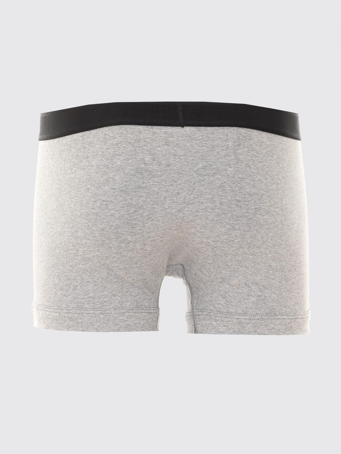 TOM FORD ROPA INTERIOR: Set de dos bóxers Tom Ford de algodón elástico con cinturilla con logo, Negro 1 - Img 3