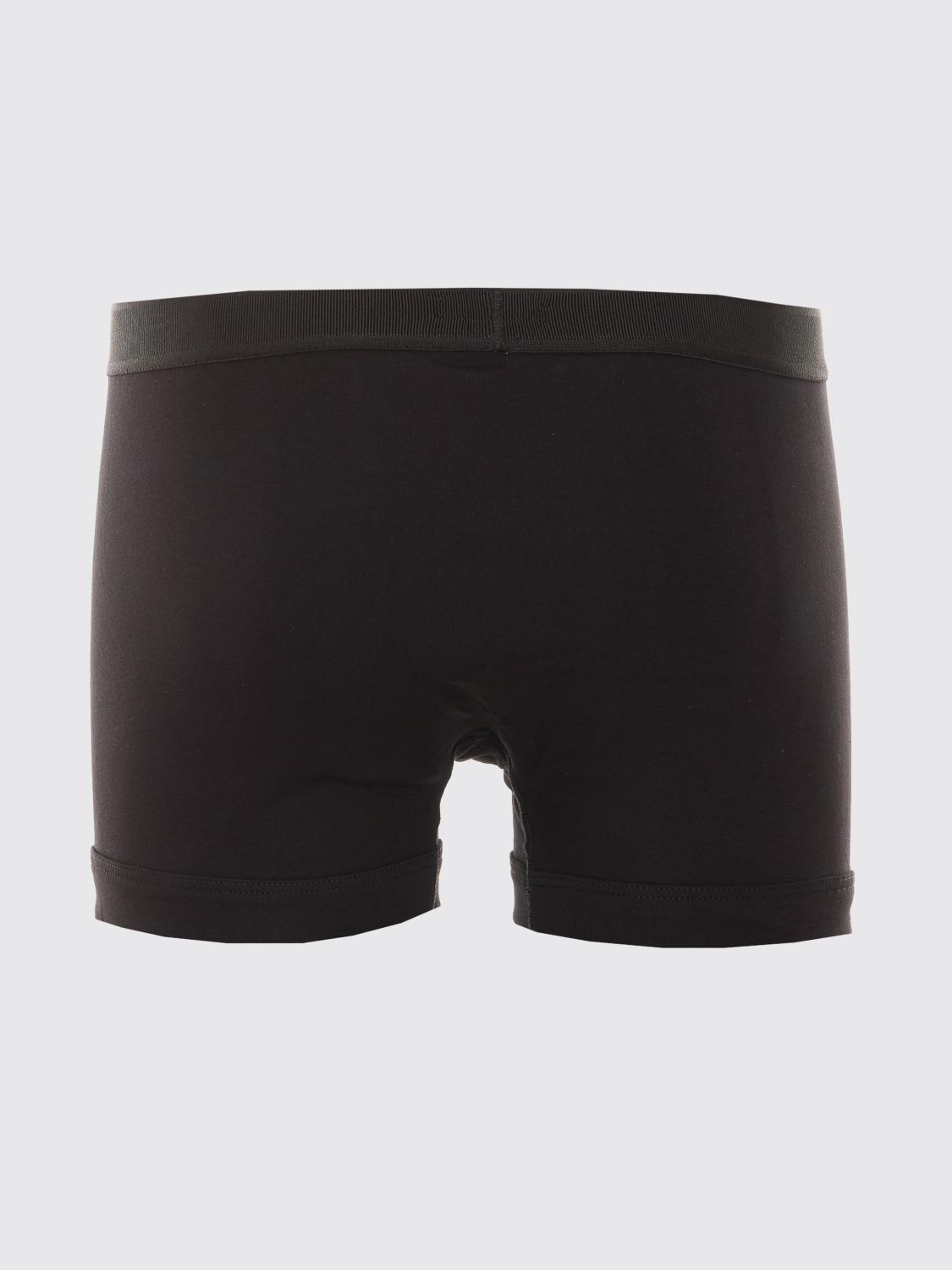 TOM FORD ROPA INTERIOR: Set de dos bóxers Tom Ford de algodón elástico con cinturilla con logo, Negro 1 - Img 5