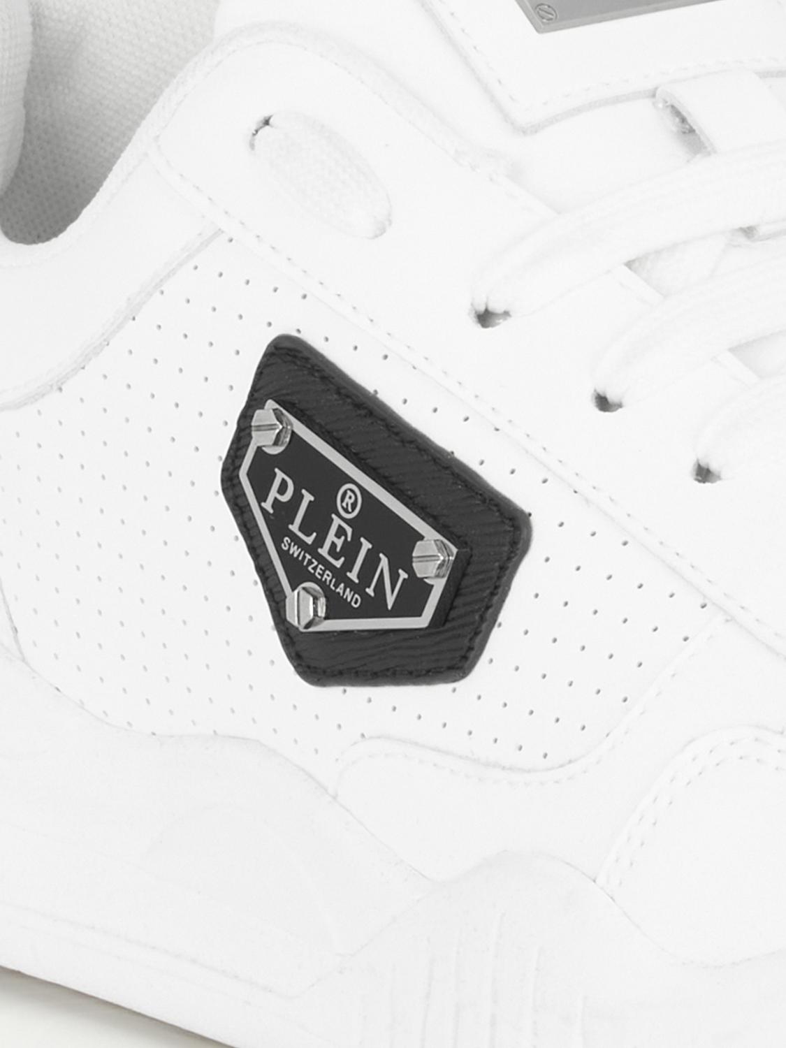 PHILIPP PLEIN SNEAKERS: Sneakers men Philipp Plein, White - Img 4