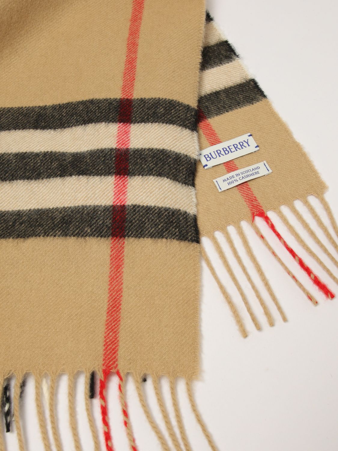 BURBERRY ÉCHARPE: Écharpe homme Burberry, Multicolore - Img 3