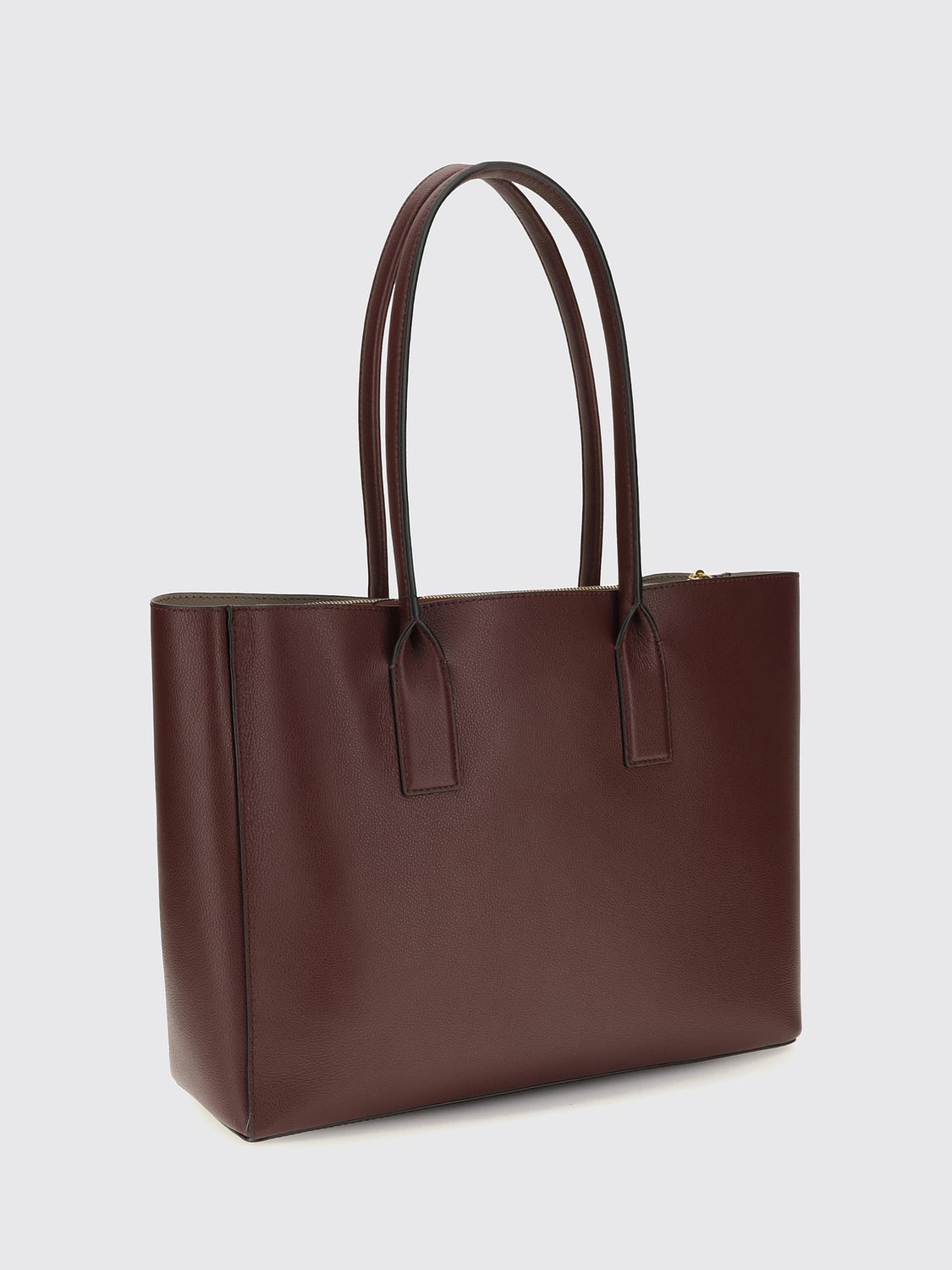 MARC JACOBS TRAGETASCHE: Pop J Marc Work Tote Bag von Marc Jacobs aus Leder mit Double J-Logo, Burgunderrot - Img 3
