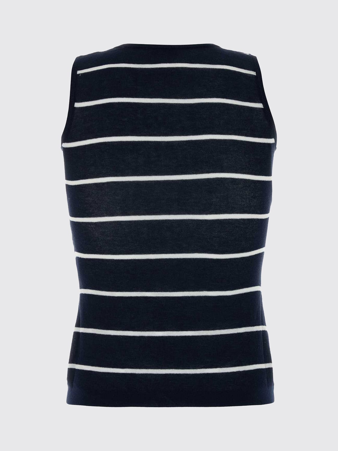 BALENCIAGA PULL: Pull femme Balenciaga, Bleu Marine - Img 3