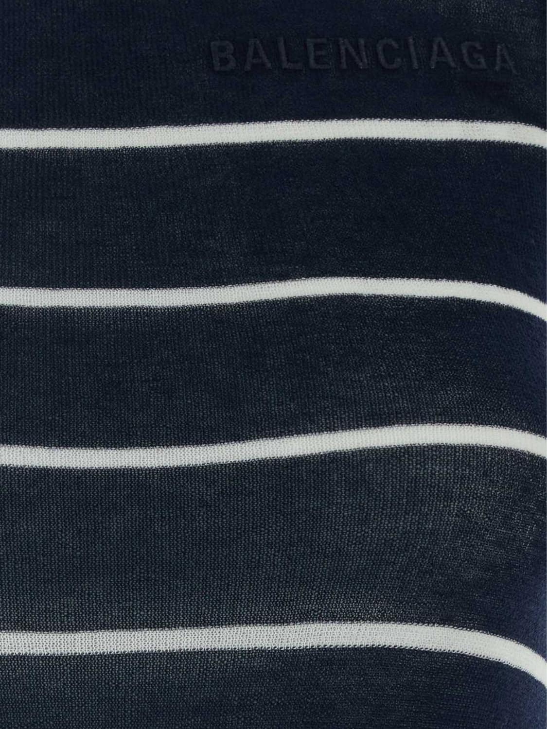 BALENCIAGA PULL: Pull femme Balenciaga, Bleu Marine - Img 4
