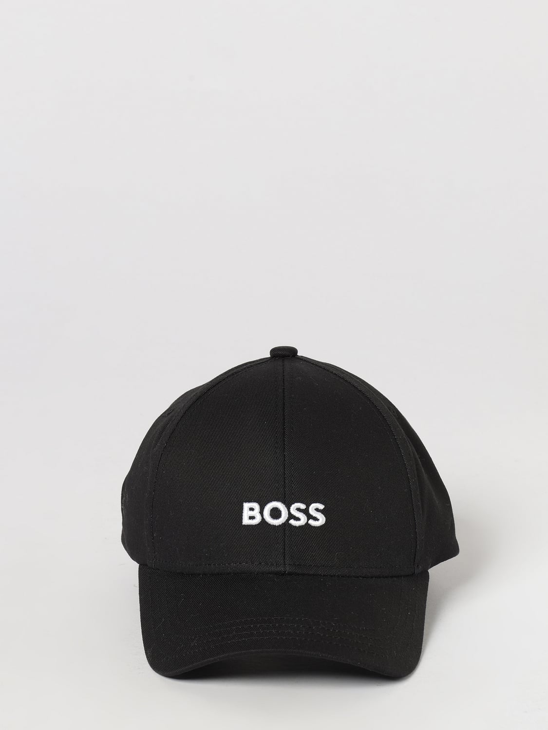 BOSS HAT: Boss Cotton Twill Baseball Cap with Embroidered Logo and Adjustable Strap, Black - Img 2