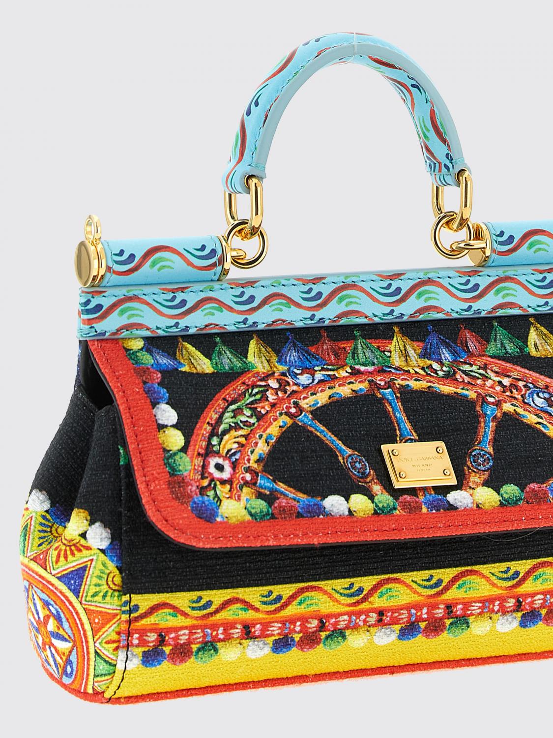 DOLCE & GABBANA BORSA A MANO: Borsa a mano donna Dolce & Gabbana, Fantasia - Img 3