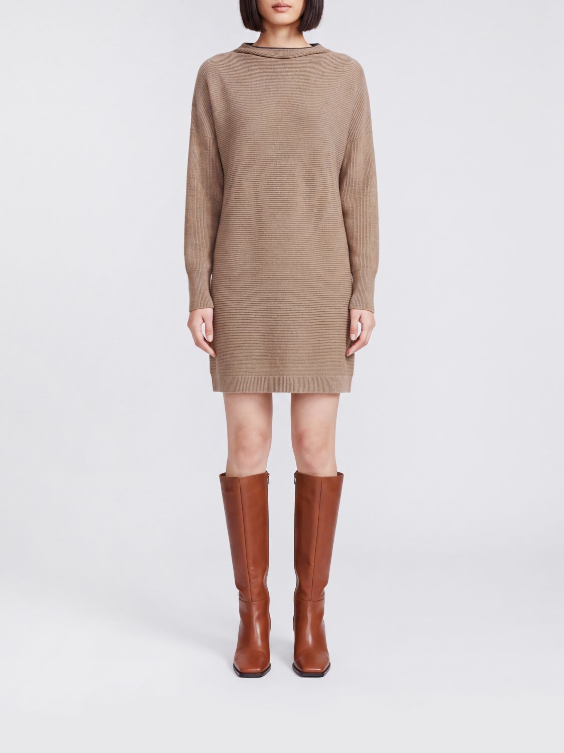 BRUNELLO CUCINELLI ABITO: Abito donna Brunello Cucinelli, Beige - Img 1