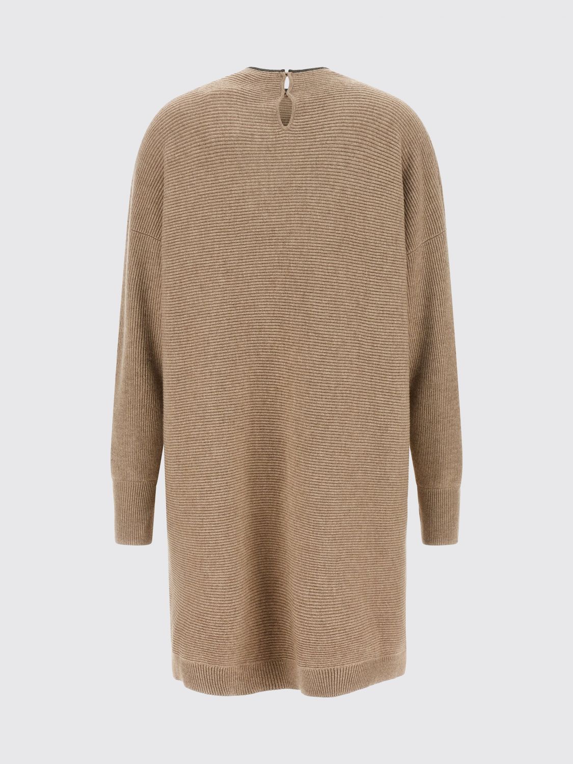 BRUNELLO CUCINELLI ABITO: Abito donna Brunello Cucinelli, Beige - Img 3