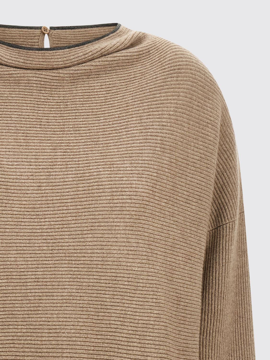 BRUNELLO CUCINELLI ABITO: Abito donna Brunello Cucinelli, Beige - Img 4