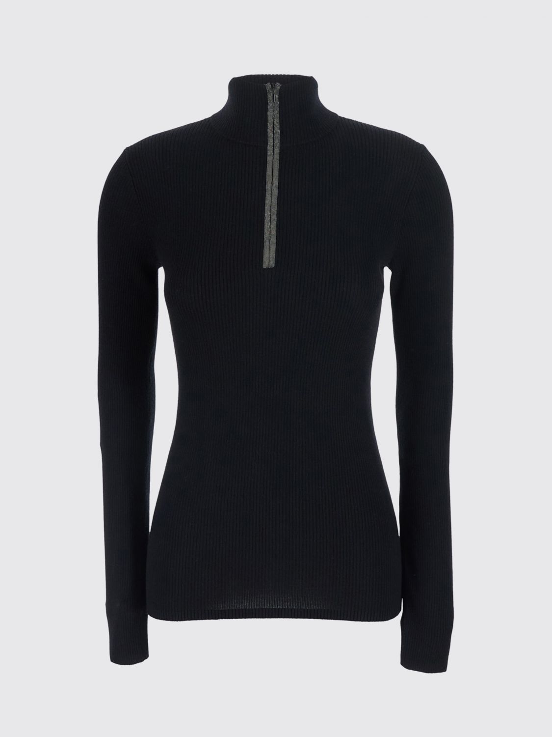 BRUNELLO CUCINELLI MAGLIA: Maglia donna Brunello Cucinelli, Nero - Img 2
