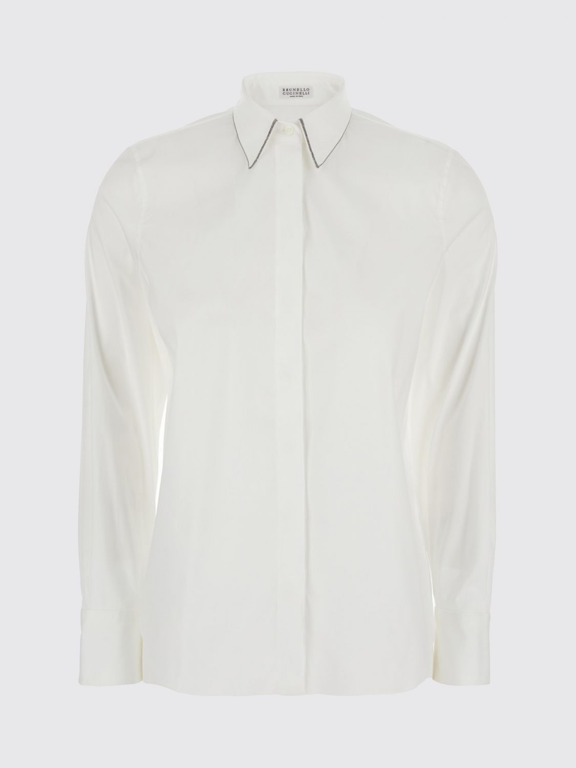 BRUNELLO CUCINELLI CAMICIA: Camicia donna Brunello Cucinelli, Bianco - Img 2
