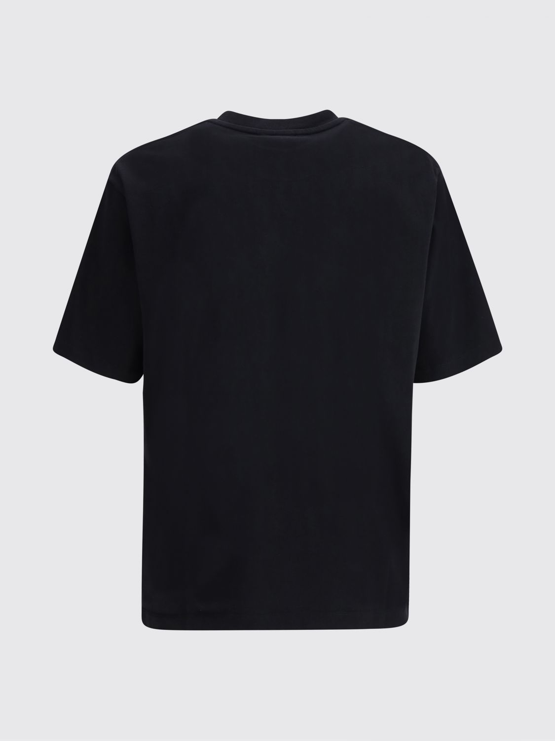 DSQUARED2 CAMISETA: Camiseta Dsquared2 de algodón con cuello redondo y logo frontal en contraste, Negro - Img 3