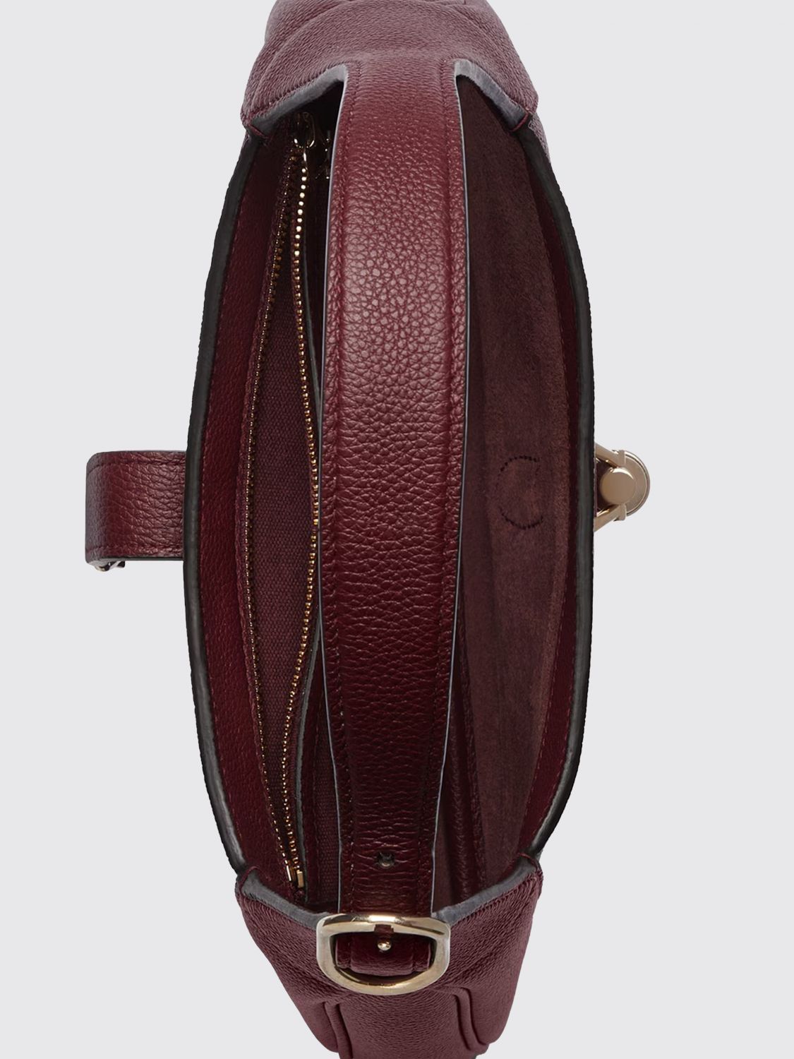 GUCCI BORSA A SPALLA: Borsa a spalla Jackie 1961 Gucci bicolore in pelle di vitello a grana, Bordeaux - Img 4