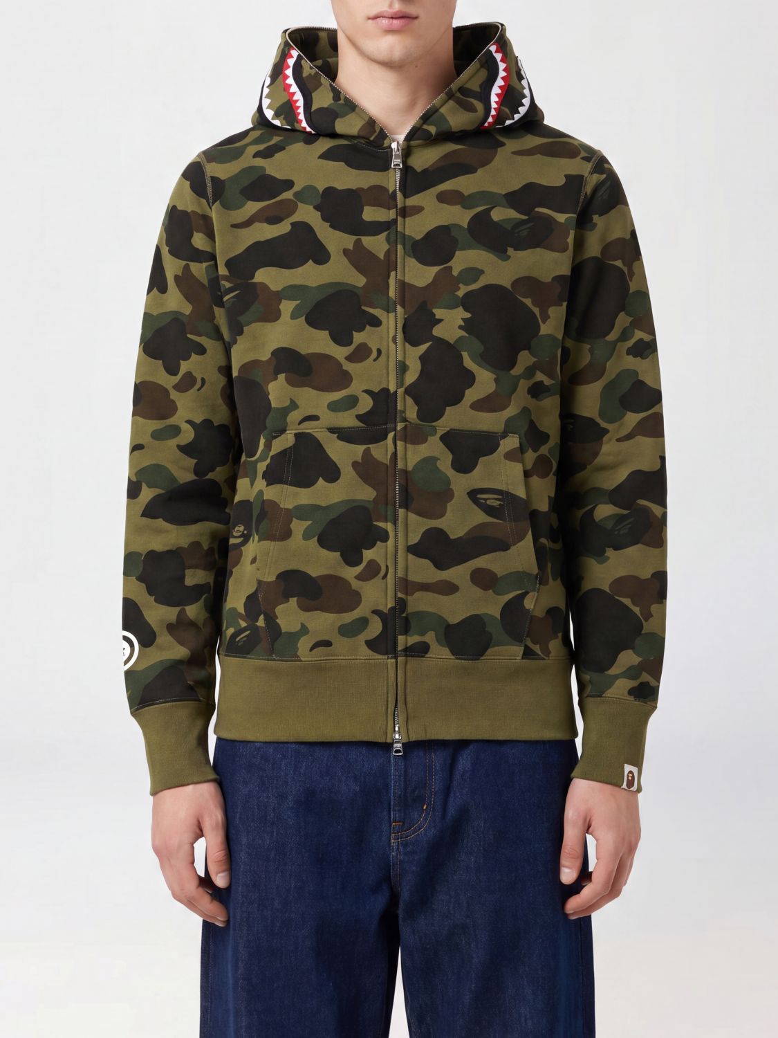 BAPE PULL: Pull homme Bape, Vert - Img 1