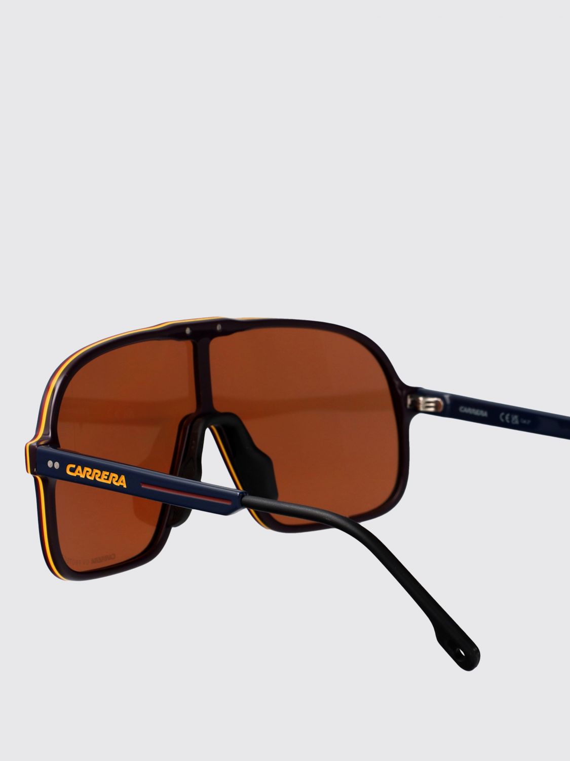 CARRERA 선글라스: CARRERA 직사각형 프레임 아세테이트 에비에이터 선글라스, 블루 - Img 4