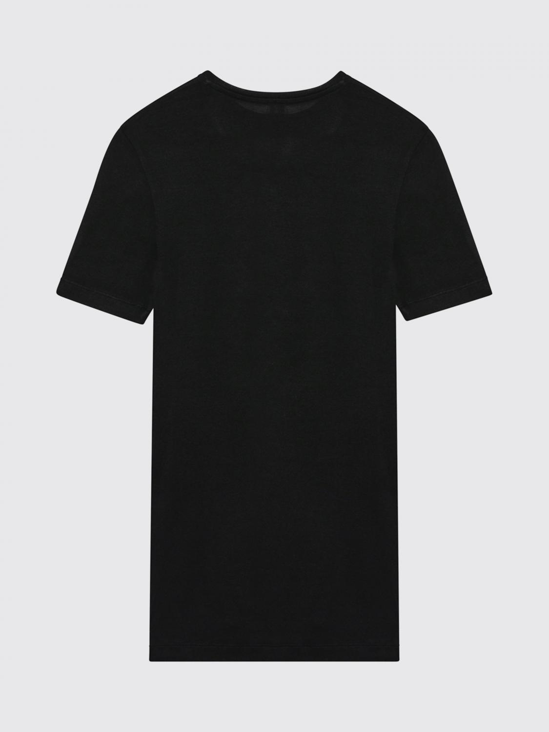 TOTEME T-SHIRTS: T-shirt Toteme in viscosa stretch a maniche corte con scollo rotondo, Nero - Img 3