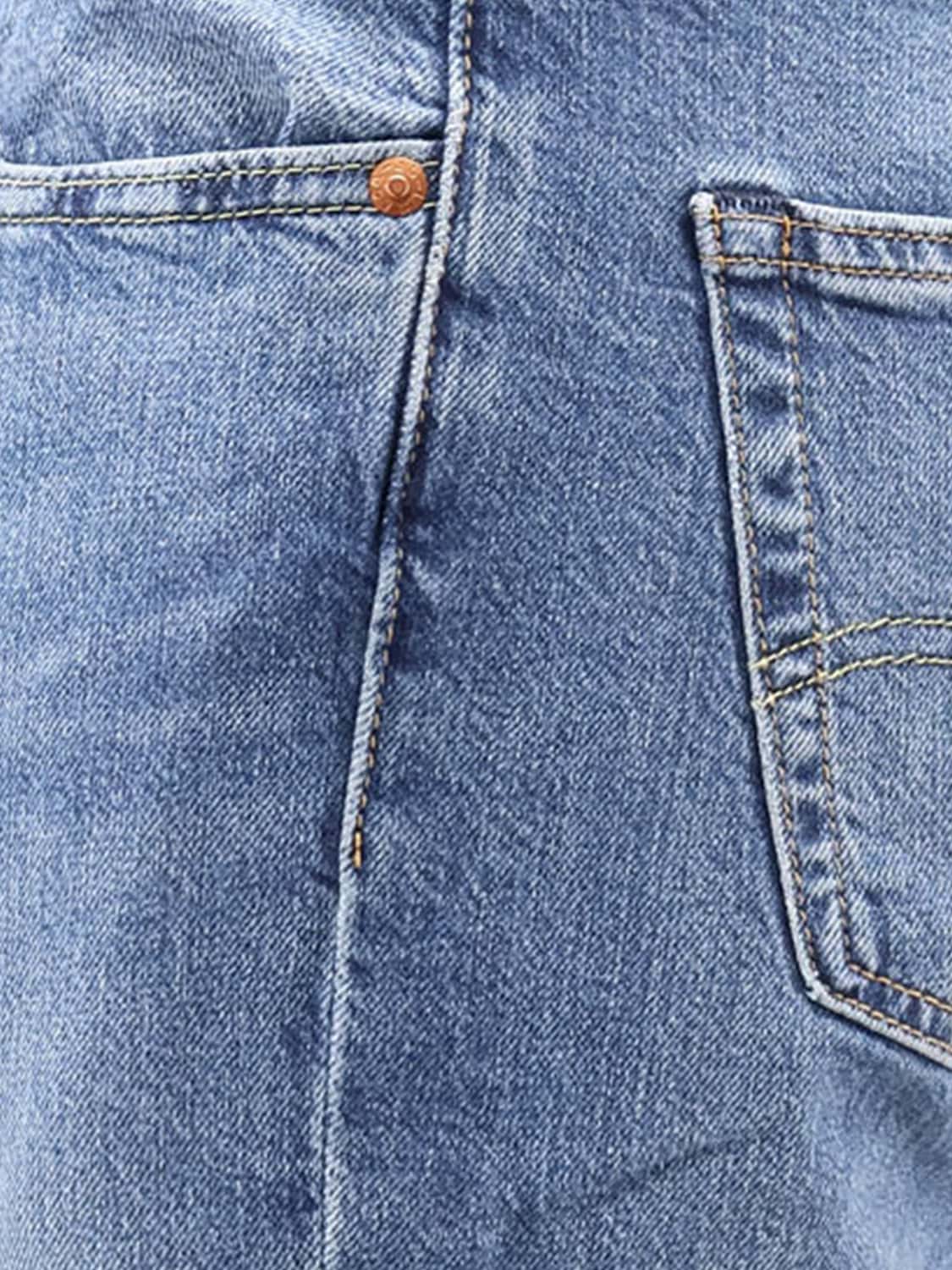 LEVI'S JEANS: 511™ Slim Fit Mid-Rise Cotton Denim Jeans Levi's, Indigo - Img 4