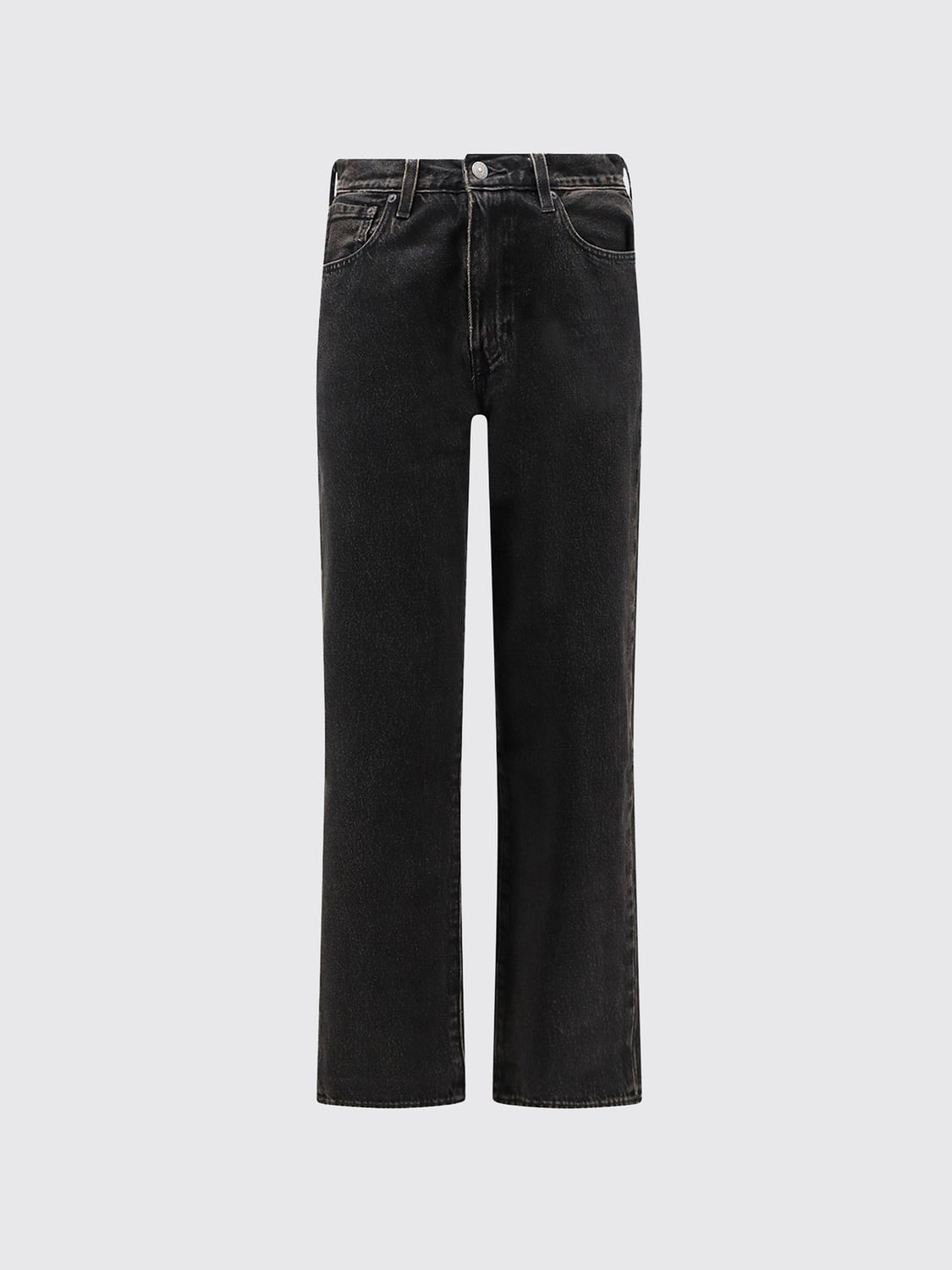 LEVI'S ДЖИНСЫ: Джинсы Levi's 568™ прямого кроя из хлопкового денима, Черный 1 - Img 2