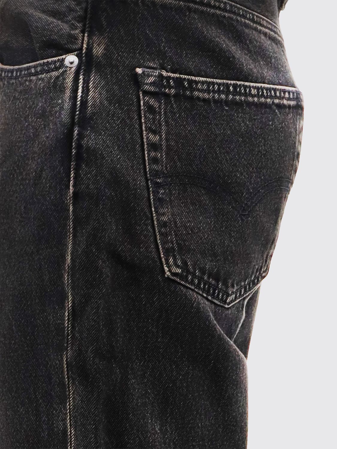 LEVI'S ДЖИНСЫ: Джинсы Levi's 568™ прямого кроя из хлопкового денима, Черный 1 - Img 4