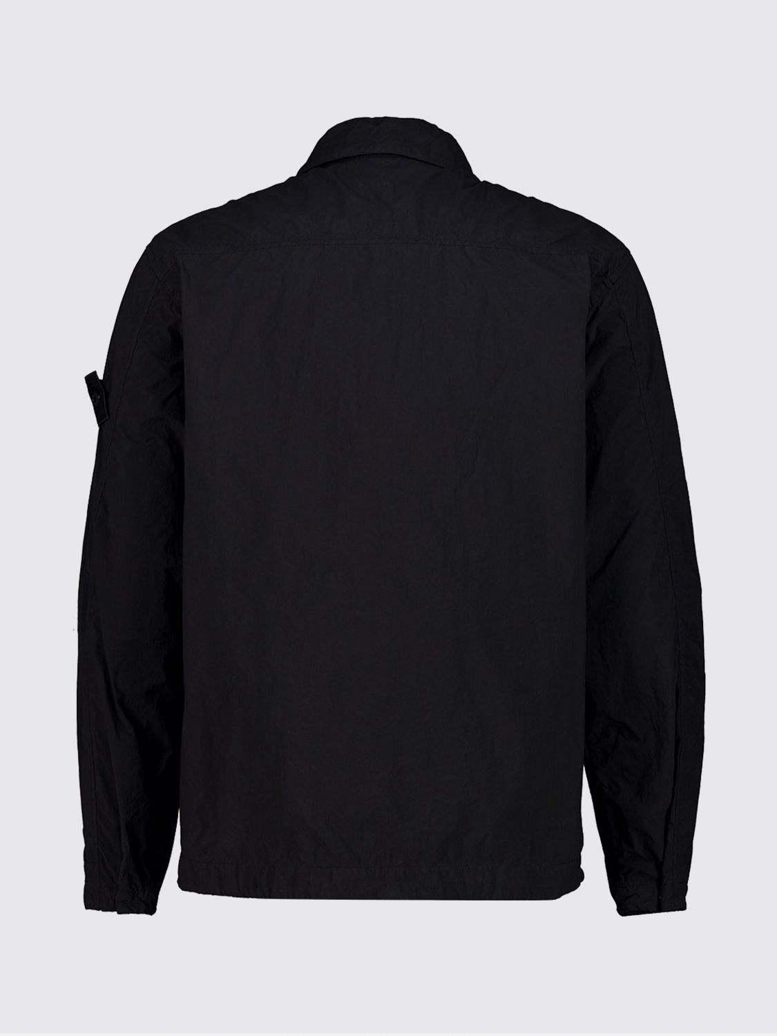 STONE ISLAND JACKE: Kapuzen-Daunenjacke Stone Island Ghost Capsule aus recyceltem Funktionsgewebe, Schwarz - Img 3