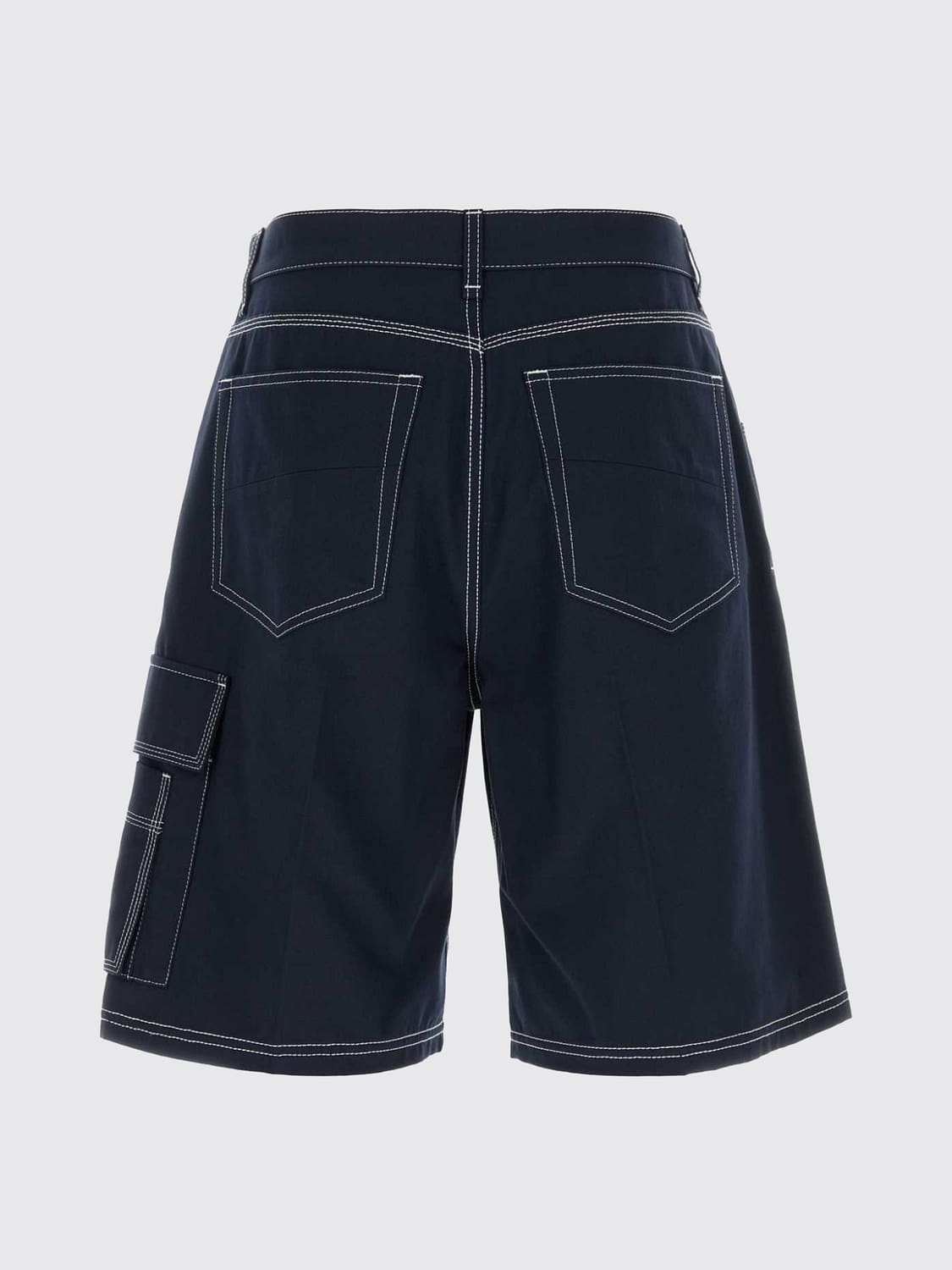 FENDI PANTALONES CORTOS: Pantalones cortos mujer Fendi, Azul Marino - Img 2